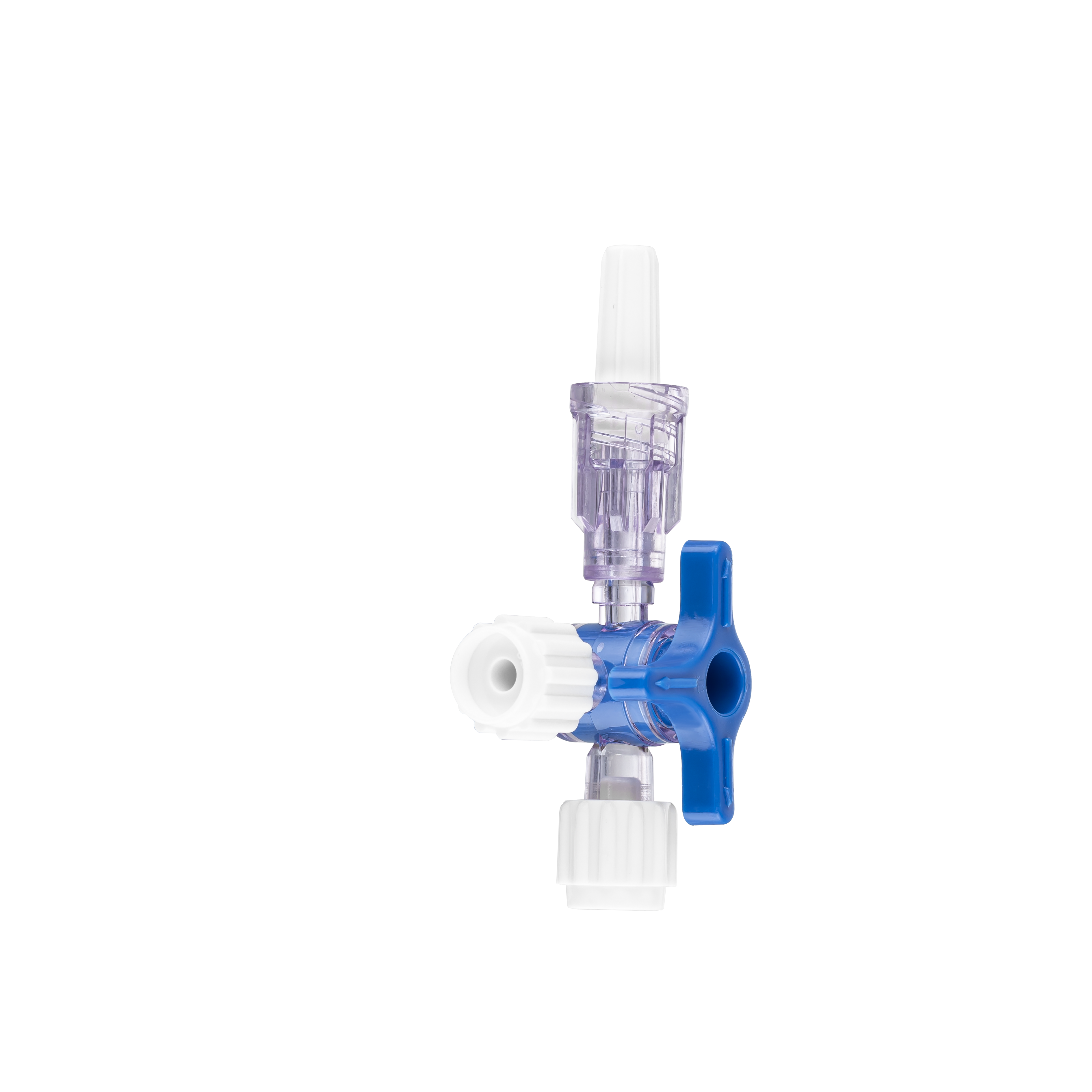 Disposable medical three-way valve